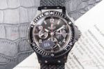 H6 Swiss Hublot Big Bang 7750 Chronograph Black Dial Baguette Sapphire 44 MM Automatic Watch